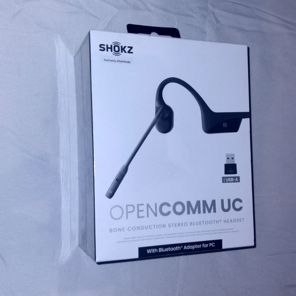 Shokz Open Comm UC Wireless Bone Conduction USB Headset - Picture 2 of 7